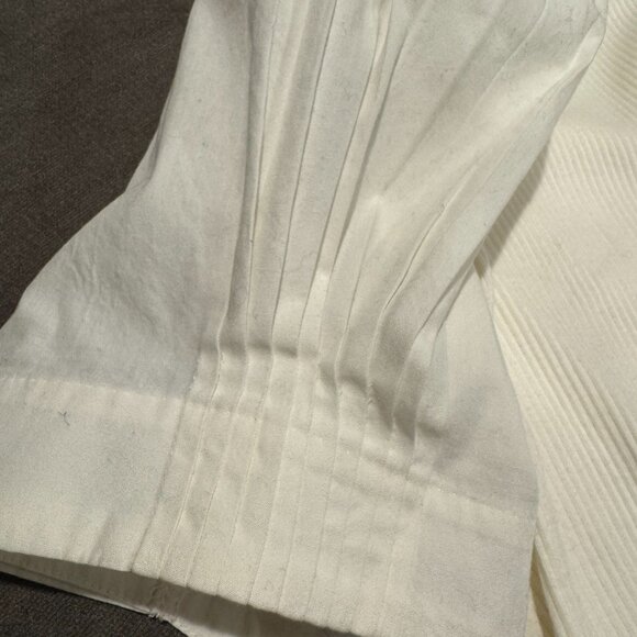 J Crew cream puff short sleeve ribbed shirt - Picture 3 of 4